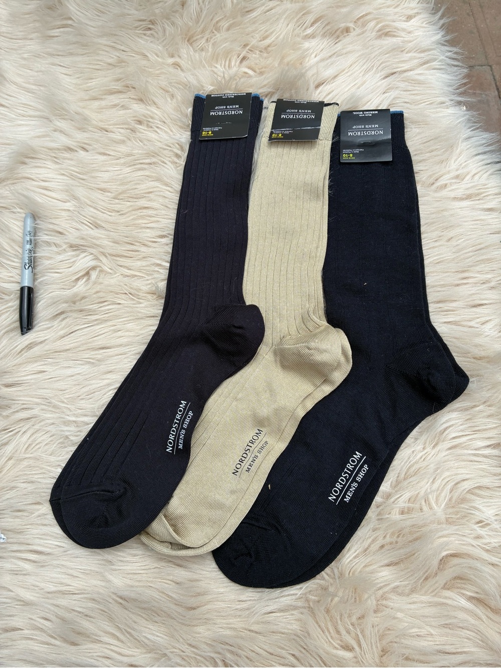 NWT Nordstrom Brand Socks
3 - Pair
Size 8-10